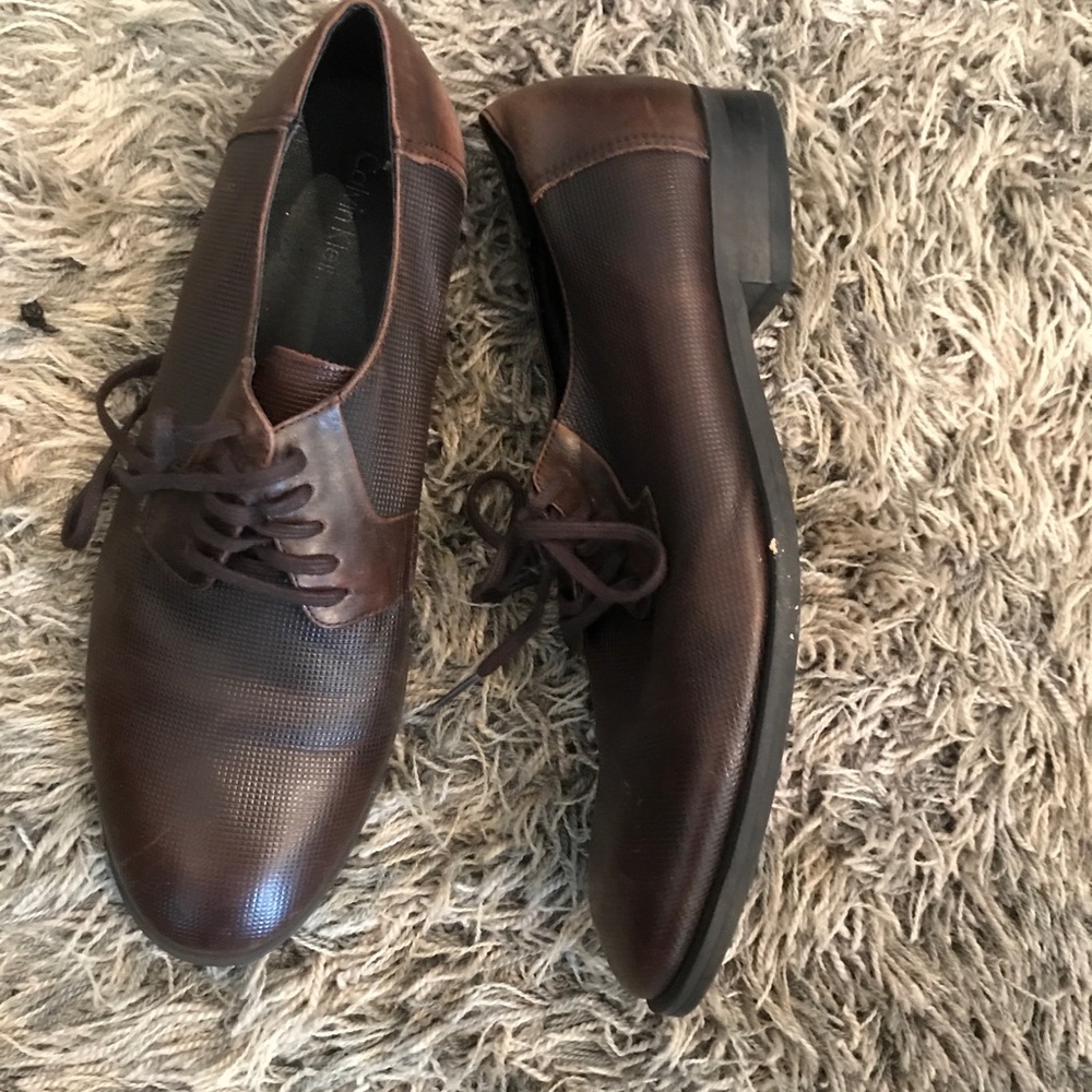 Calvin Klein Dark brown shoes size 11 (24c)